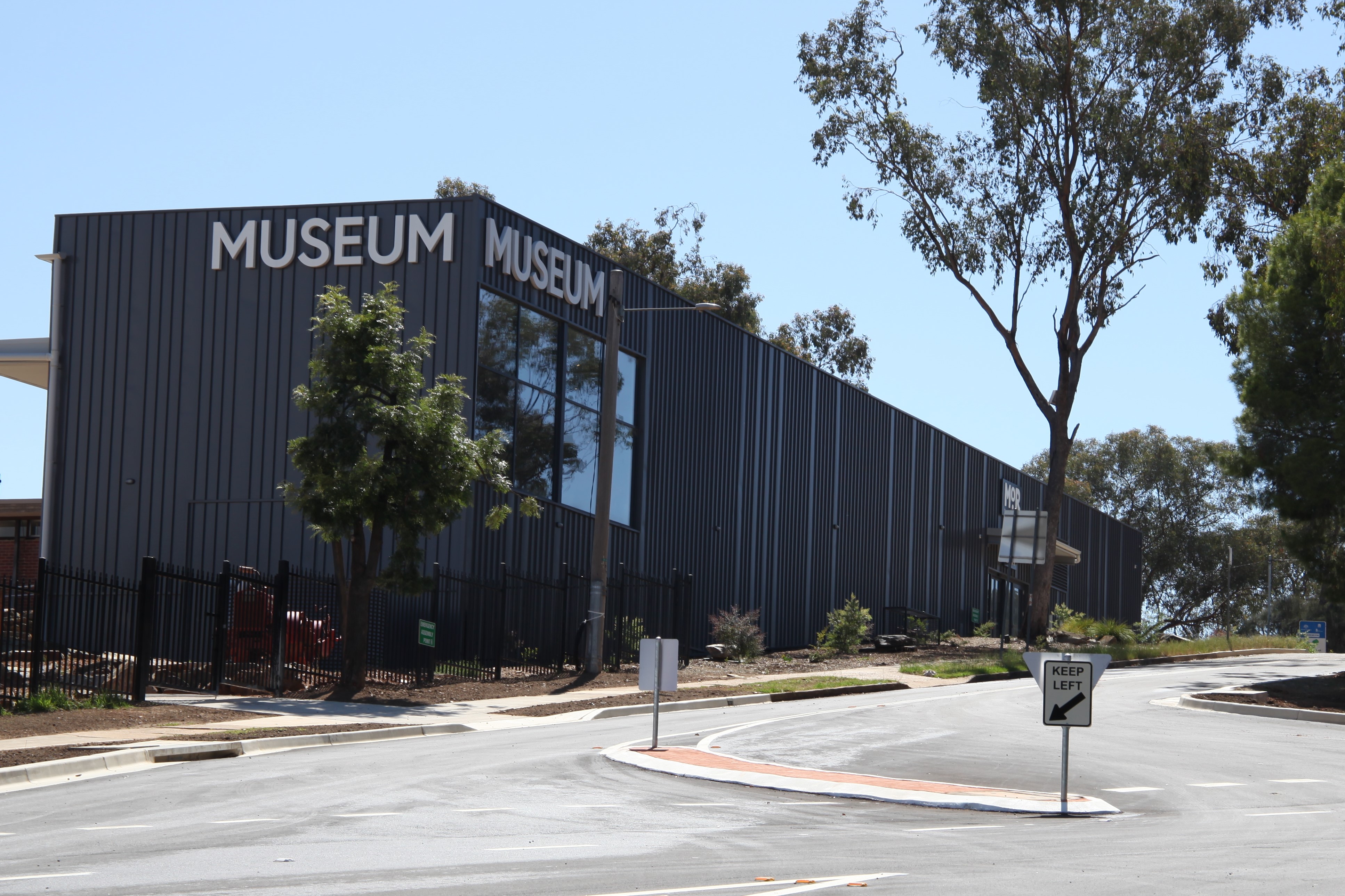 A museum located on top of a hill