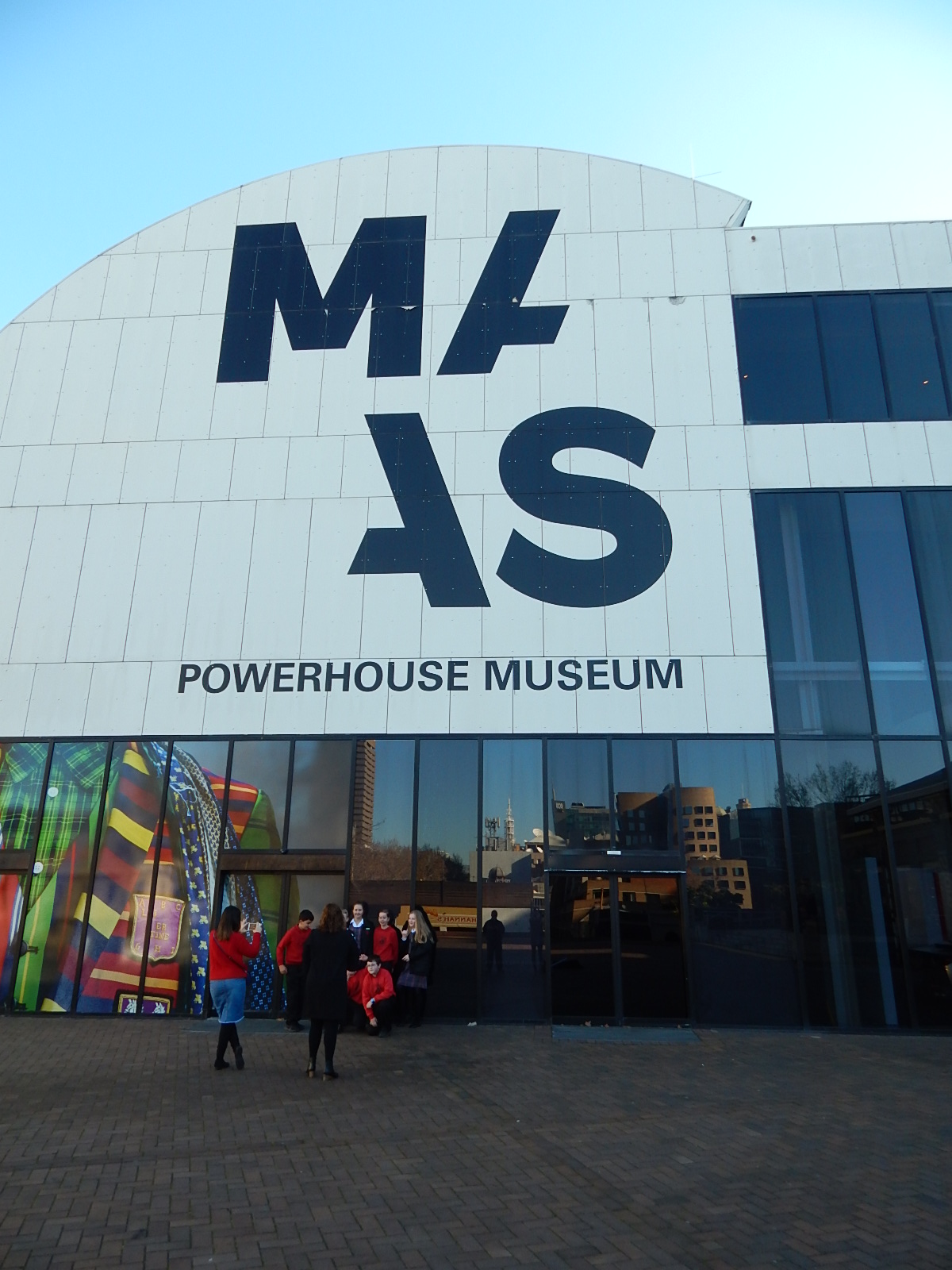 Outside MAAS before the Young Creators Conference