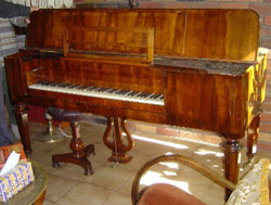 The Tajber's tafel klavier at home in Wagga Wagga